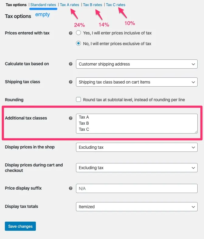 Image [14] - How to Configure Specific Tax Settings in WooCommerce - Photon Fluctuation Network | Professional WordPress Repair Service, Worldwide, Fast Response