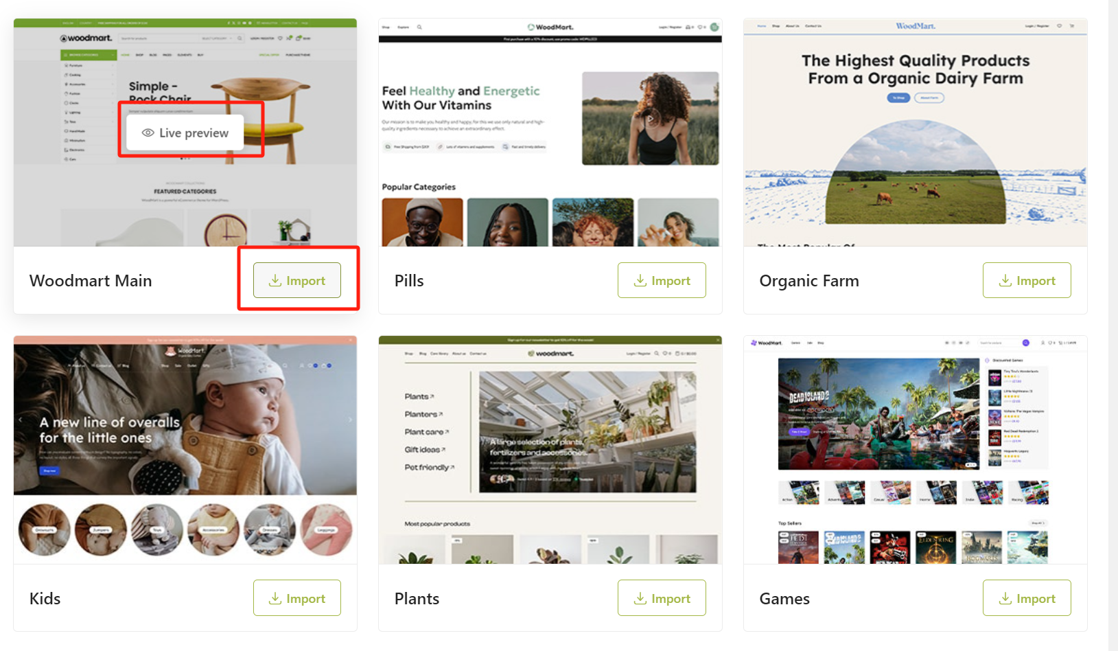 Image[4]-How to choose template data after Woodmart theme installation? (01)-Photonflux.com | Professional WordPress Repair Service, Worldwide, Fast Response