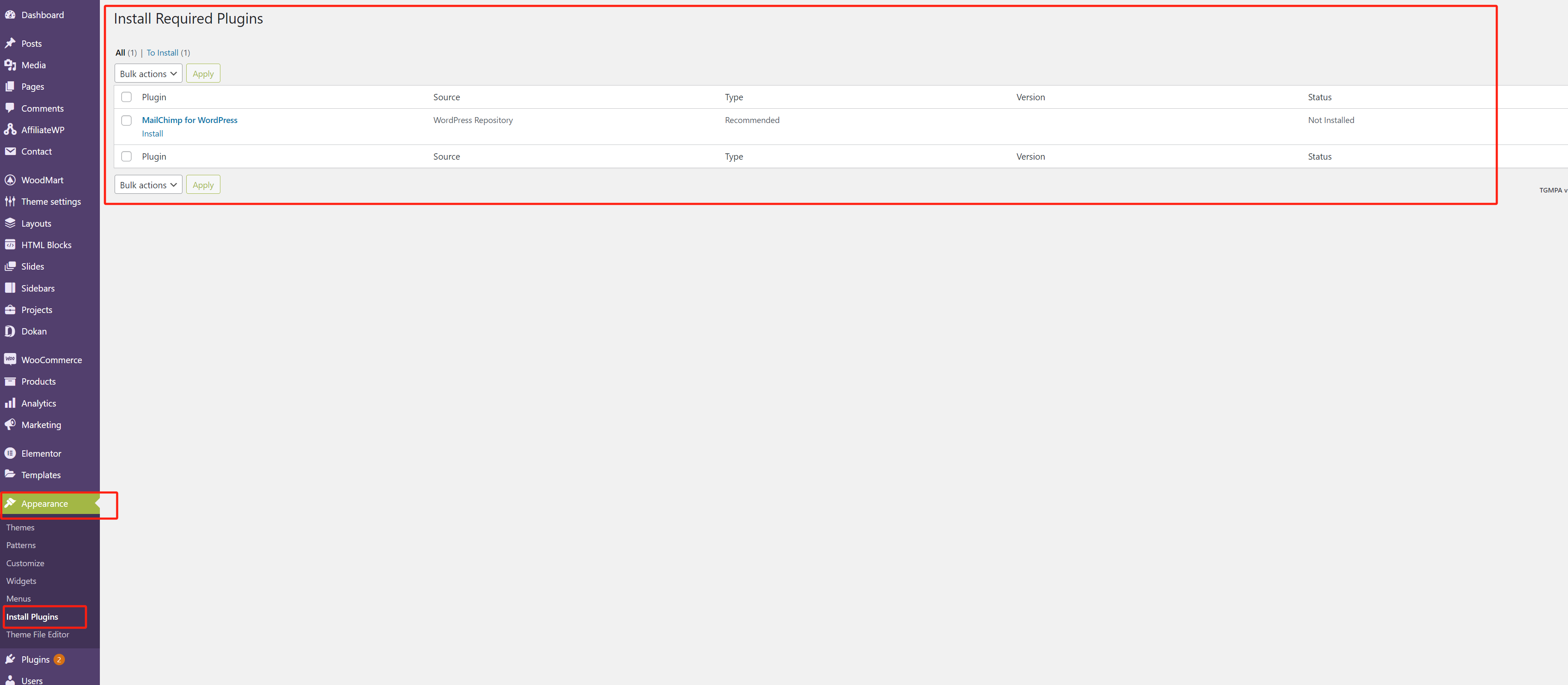 Image[5]-How to choose template data after Woodmart theme installation? (01)-Photonflux.com | Professional WordPress Repair Service, Worldwide, Fast Response