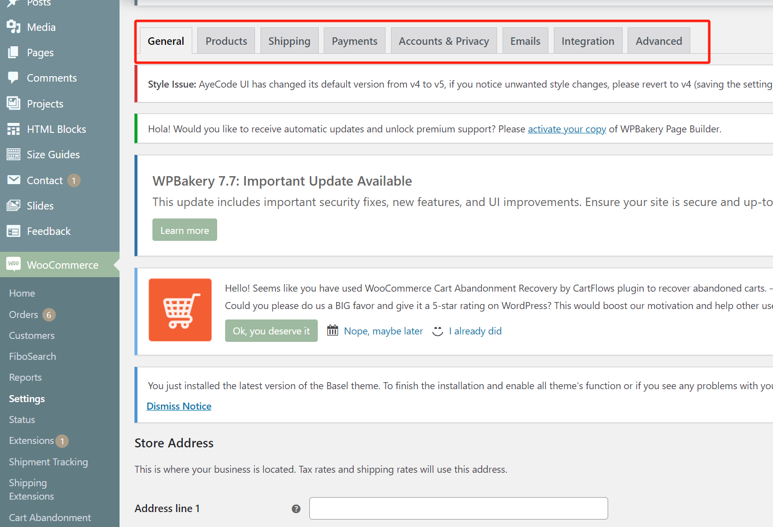 Imagen [4] - Asegure el éxito de la renovación de su sitio web: Instale y active el plugin WooCommerce para que se adapte perfectamente al tema Basel (05) - Photon Fluctuation Network | Servicio profesional de reparación de WordPress, alcance global, respuesta rápida