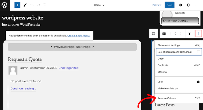 图片[13]-全面指南：如何在WordPress中删除侧边栏的8种方法-光子波动网 | 专业WordPress修复服务，全球范围，快速响应