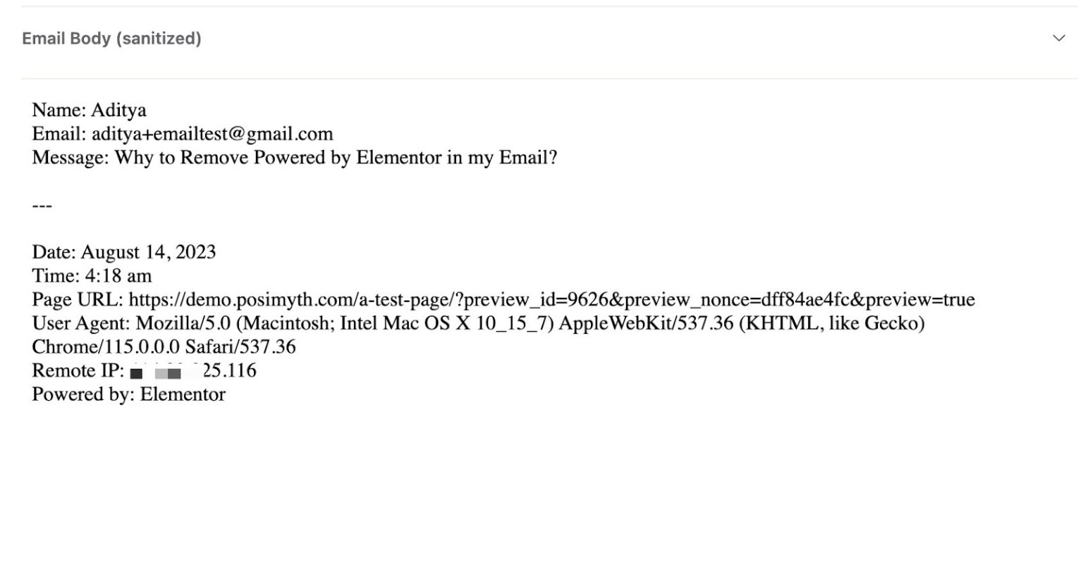 图片[2]-如何在 Elementor 表单中移除“Powered by: Elementor”消息-光子波动网 | 专业WordPress修复服务，全球范围，快速响应