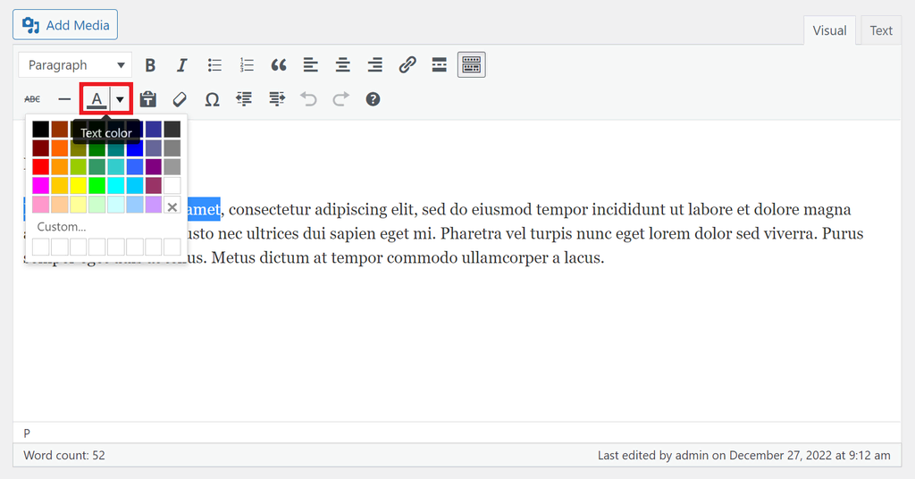 画像[6] - WordPressのフォントカラーを簡単に変更する4つの実用的な方法 - Photon Flux｜プロフェッショナル・ワードプレス修理サービス、グローバル展開、迅速な対応