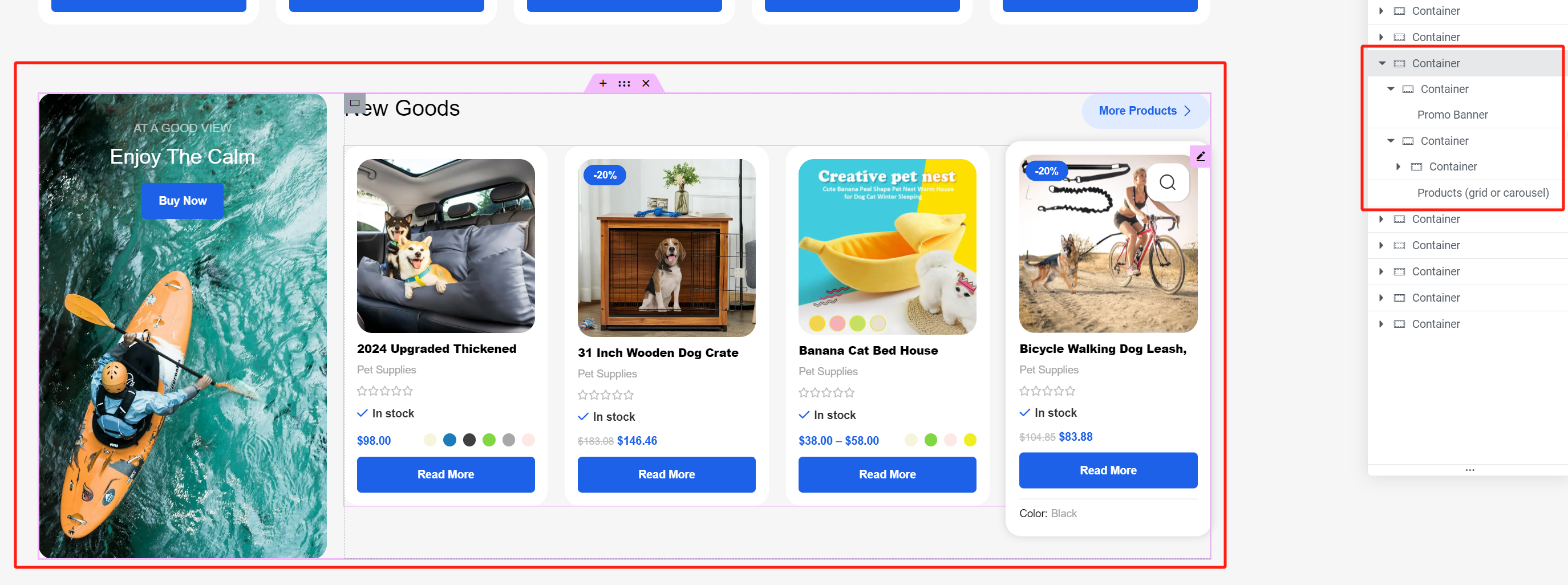 Image [7]-Analyse approfondie de l'éditeur d'éléments : créer un site personnalisé sur le thème WoodMart (04) - Photon Flux Network | Service professionnel de réparation de WordPress, portée mondiale, réponse rapide