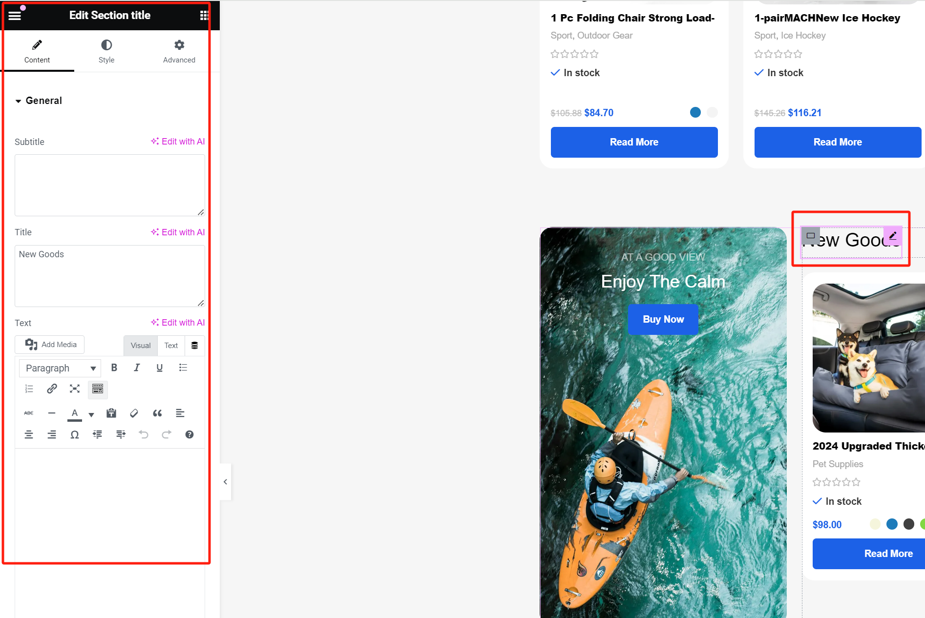 Image [21]-Analyse approfondie de l'éditeur d'éléments : créer un site personnalisé sur le thème WoodMart (04) - Photon Fluctuation Network | Services professionnels de réparation de WordPress, portée mondiale, réponse rapide