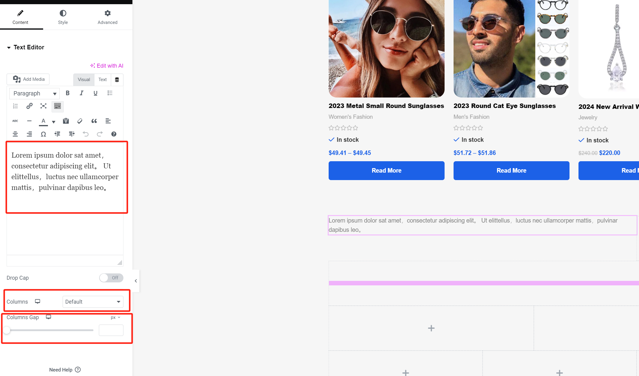 Imagen [13]-Creación de un sitio web personalizado: Aplicación avanzada del editor Elementor y el tema WoodMart (05) - Photon Flux | Servicio profesional de reparación de WordPress, alcance global, respuesta rápida