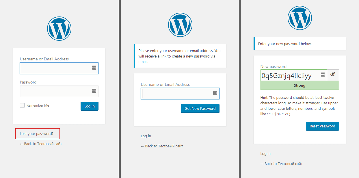 Image [2] - 8 façons efficaces de changer votre mot de passe sur WordPress - Photon Flux | Service professionnel de réparation de WordPress, portée mondiale, réponse rapide