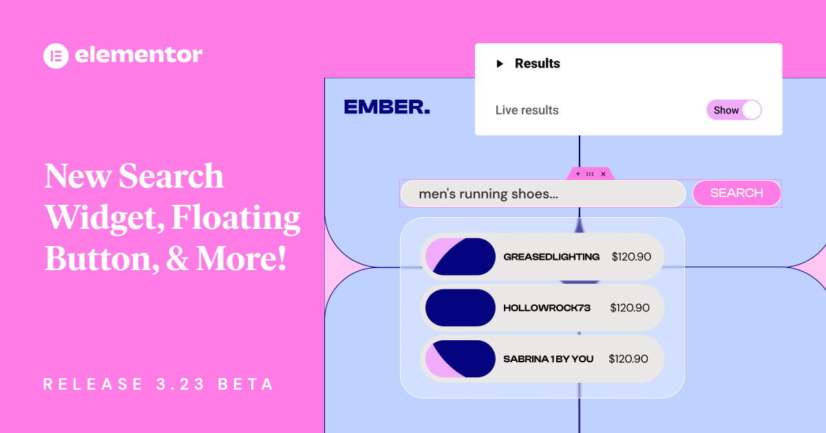 Image[1]-Actualización de Elementor 3.23: Mayor rendimiento y accesibilidad, nueva búsqueda en tiempo real, botones flotantes y widgets de perfil-Photonflux.com | Servicio profesional de reparación de WordPress, cobertura mundial, respuesta rápida