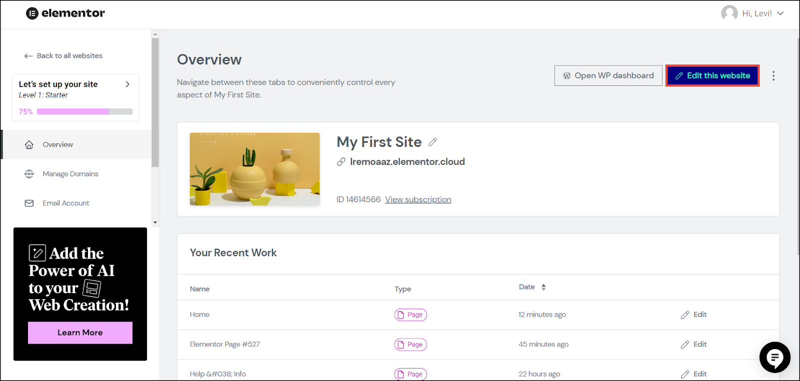 Image [2] - Comment utiliser Elementor pour changer le logo et le menu du site - Photon Flux | Service professionnel de réparation de WordPress, dans le monde entier, réponse rapide !