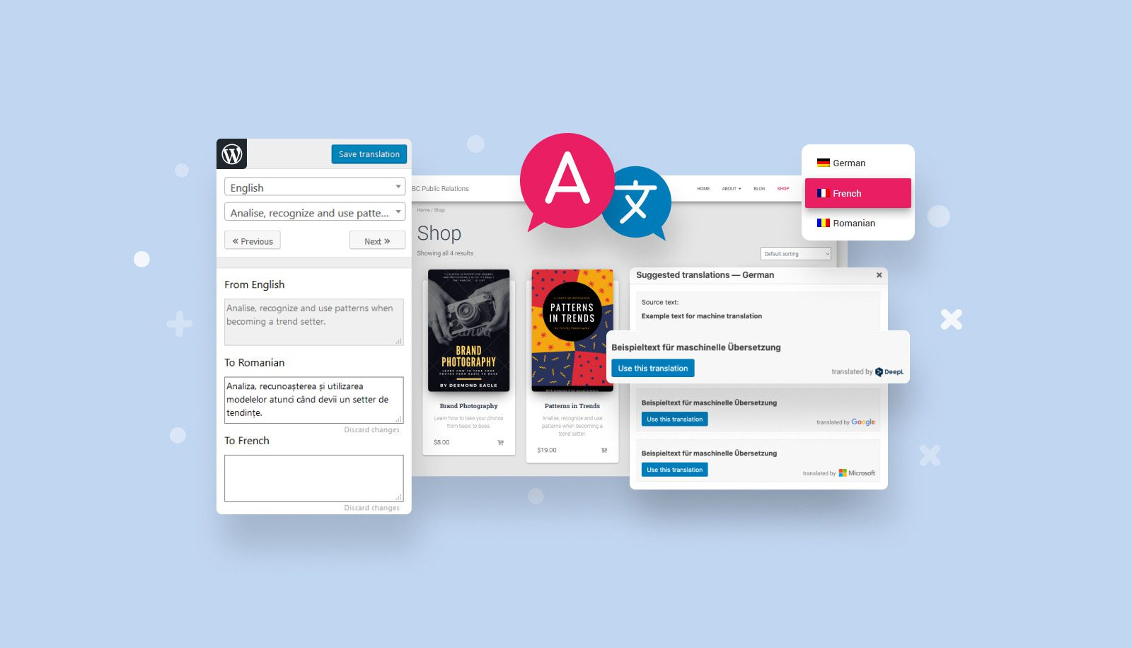 Imagen[1]-Cómo crear y gestionar una base de conocimientos multilingüe con el plugin Translator - Photon Flux | Servicio profesional de reparaciones de WordPress, alcance global, respuesta rápida
