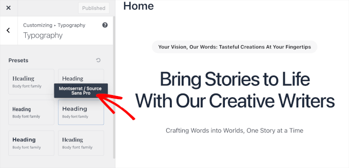 ¡Image[5]-Cómo cambiar las fuentes en temas de WordPress (5 maneras fáciles) - Photon Flux | Servicio profesional de reparación de WordPress, en todo el mundo, respuesta rápida!