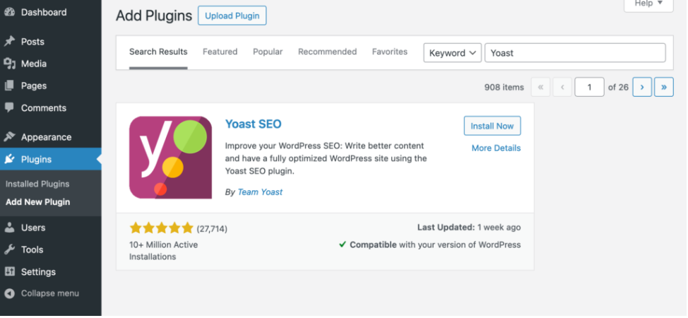 Imagen [2] - Cómo añadir y optimizar metaetiquetas en WordPress para mejorar el posicionamiento SEO - Photonflux.com | Servicio profesional de reparación de WordPress, alcance global, respuesta rápida