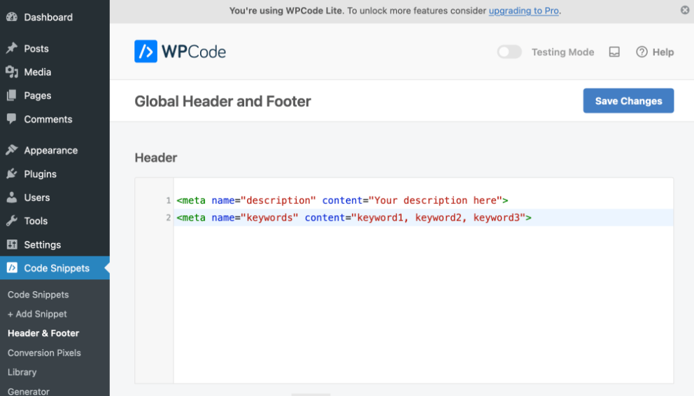 Imagen [5] - Cómo añadir y optimizar metaetiquetas en WordPress para mejorar el posicionamiento SEO - Photonflux.com | Servicio profesional de reparación de WordPress, alcance global, respuesta rápida