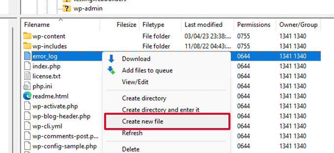 Create a new htaccess file Create a new htaccess file