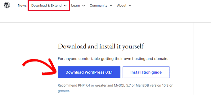 Download WordPress Download WordPress