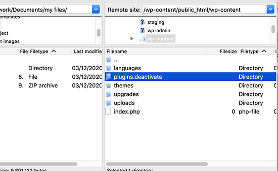 Désactiver tous les plug-ins