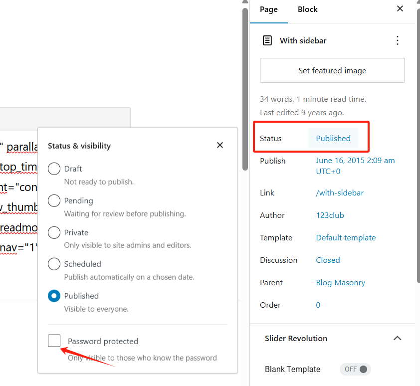 图片[3]-使用 WordPress 密码保护功能保护你的私人内容-光子波动网 | 专业WordPress修复服务，全球范围，快速响应