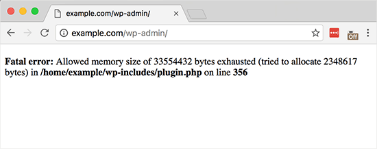 WordPress 网站上显示内存耗尽错误 WordPress 网站上显示内存耗尽错误