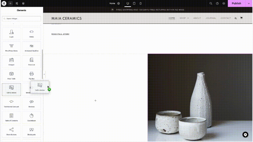 图片[3]-如何使用 Elementor 的号召性用语（CTA）小部件-光子波动网 | 专业WordPress修复服务，全球范围，快速响应