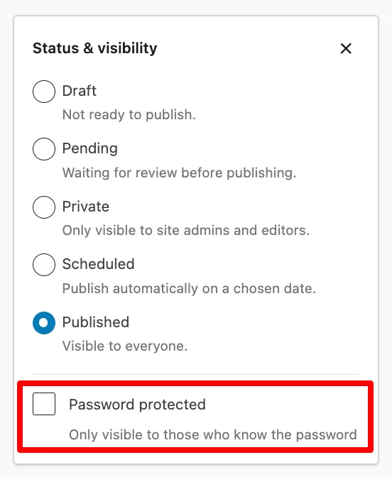 Image [4] - WordPress Page Password Protection: Why it's so important and how to achieve it - Photon Flux | Professional WordPress Repair Service, Global Reach, Fast Response