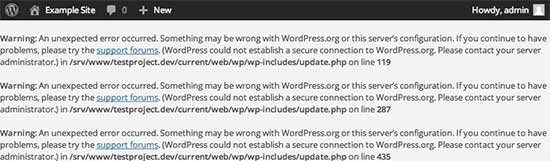 WordPress 中的安全连接错误 WordPress 中的安全连接错误