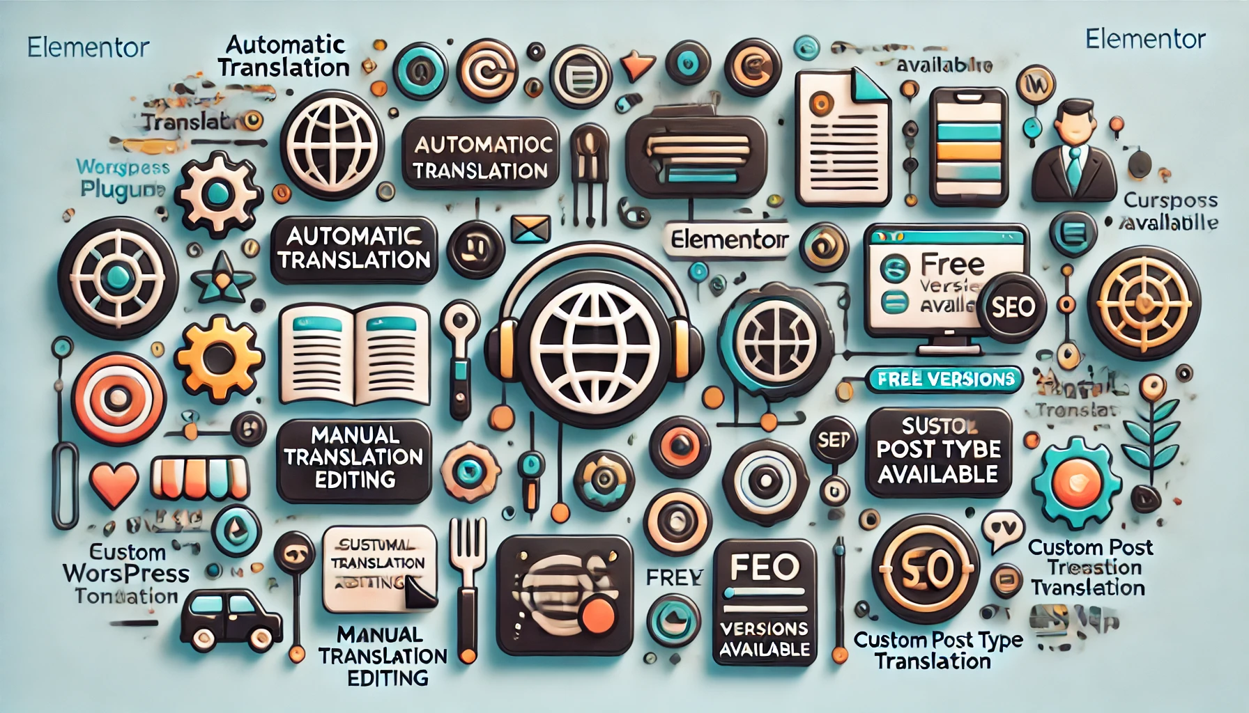 5 meilleurs plugins de traduction pour les sites Elementor : un guide détaillé - Photon Flux.com | Services professionnels de réparation de WordPress, dans le monde entier, réponse rapide