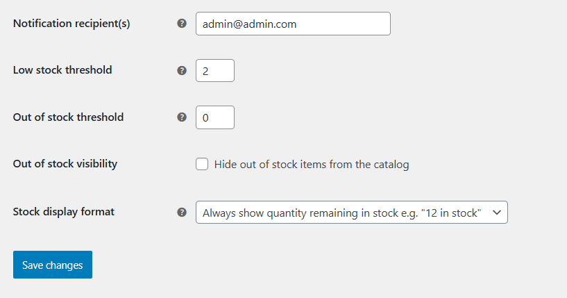 Imagen [3] - Análisis en profundidad de la gestión de inventario de WooCommerce: Sistema por defecto y recomendaciones del mejor plugin - Photon Fluctuations.com | Servicio profesional de reparación de WordPress, alcance global, respuesta rápida