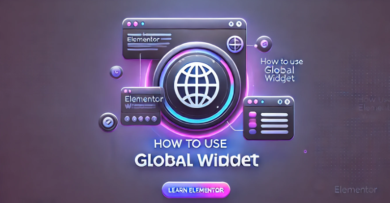 How to use Elementor global widgets to improve WordPress website design efficiency - Photon Flux | Professional WordPress repair service, worldwide, fast response