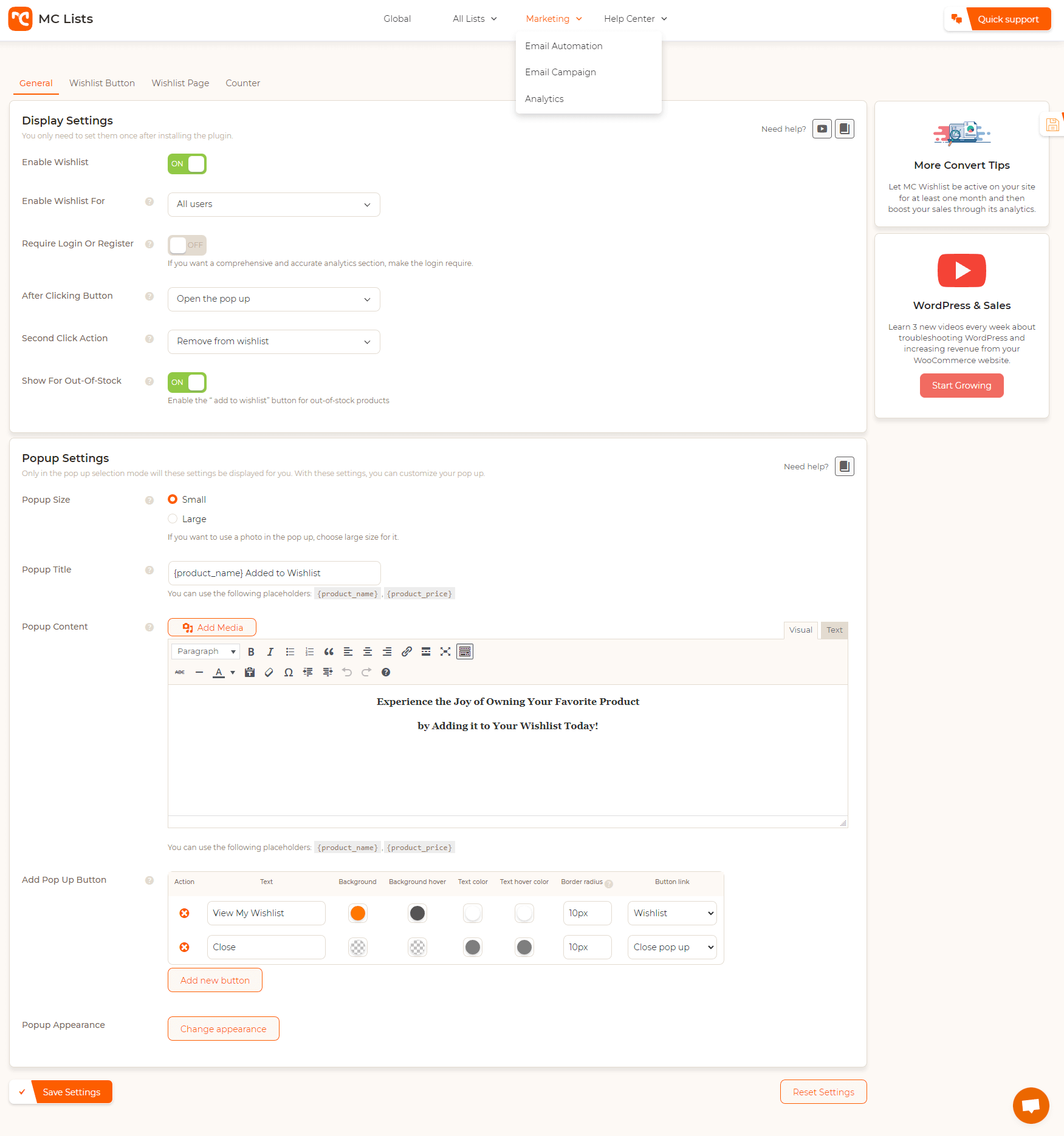 Image [4] - Comment ajouter des icônes de liste de souhaits aux listes de produits Elementor WooCommerce : un guide détaillé - photonwave.com | Service professionnel de réparation de WordPress, dans le monde entier, réponse rapide