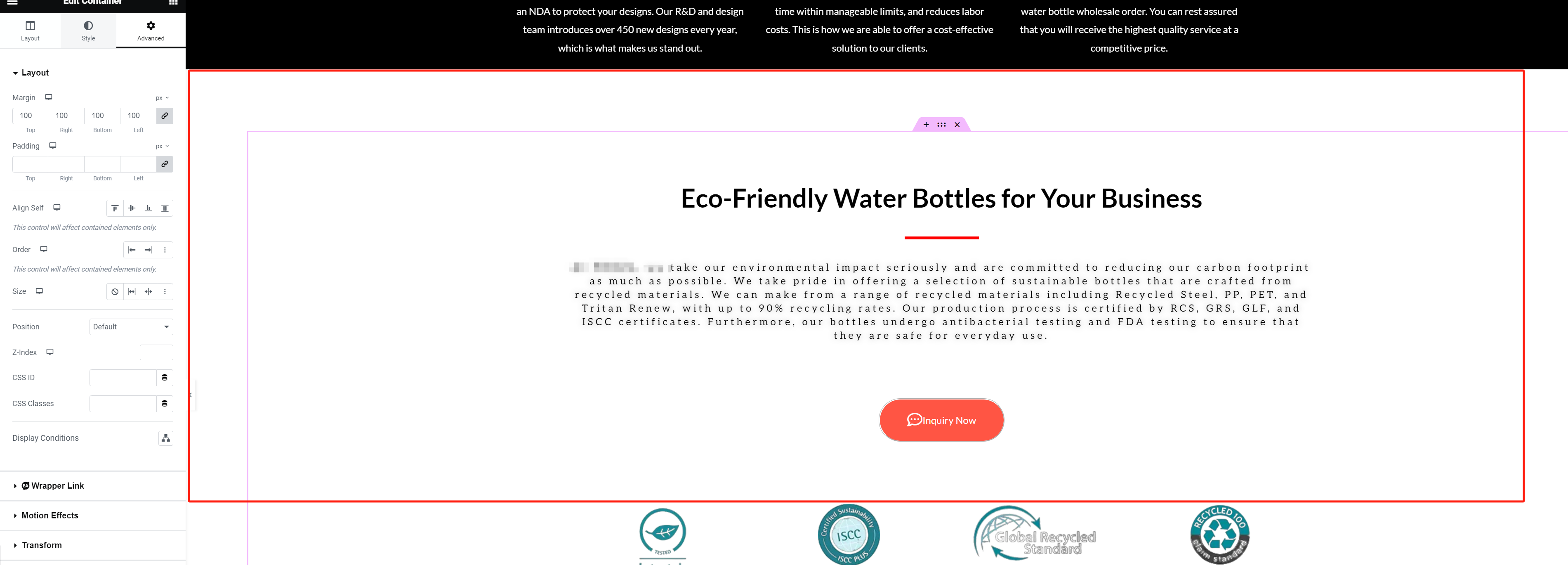 图片[6]-Astra主题与Elementor：模块间隙调整与模板保存技巧（08）-光子波动网 | 专业WordPress修复服务，全球范围，快速响应