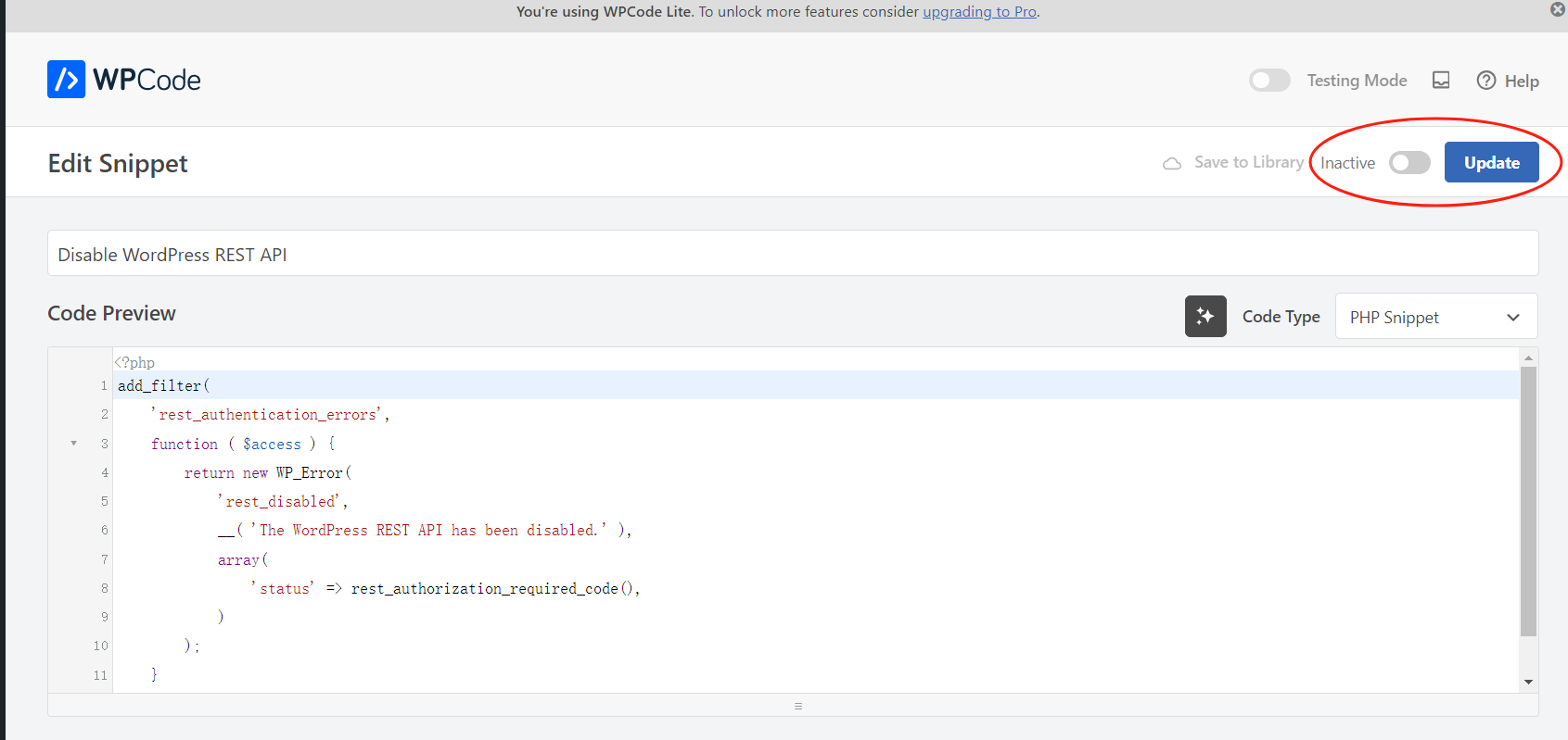 图片[6]-如何在 WordPress 中禁用 JSON REST API 以提高安全性-光子波动网 | 专业WordPress修复服务，全球范围，快速响应