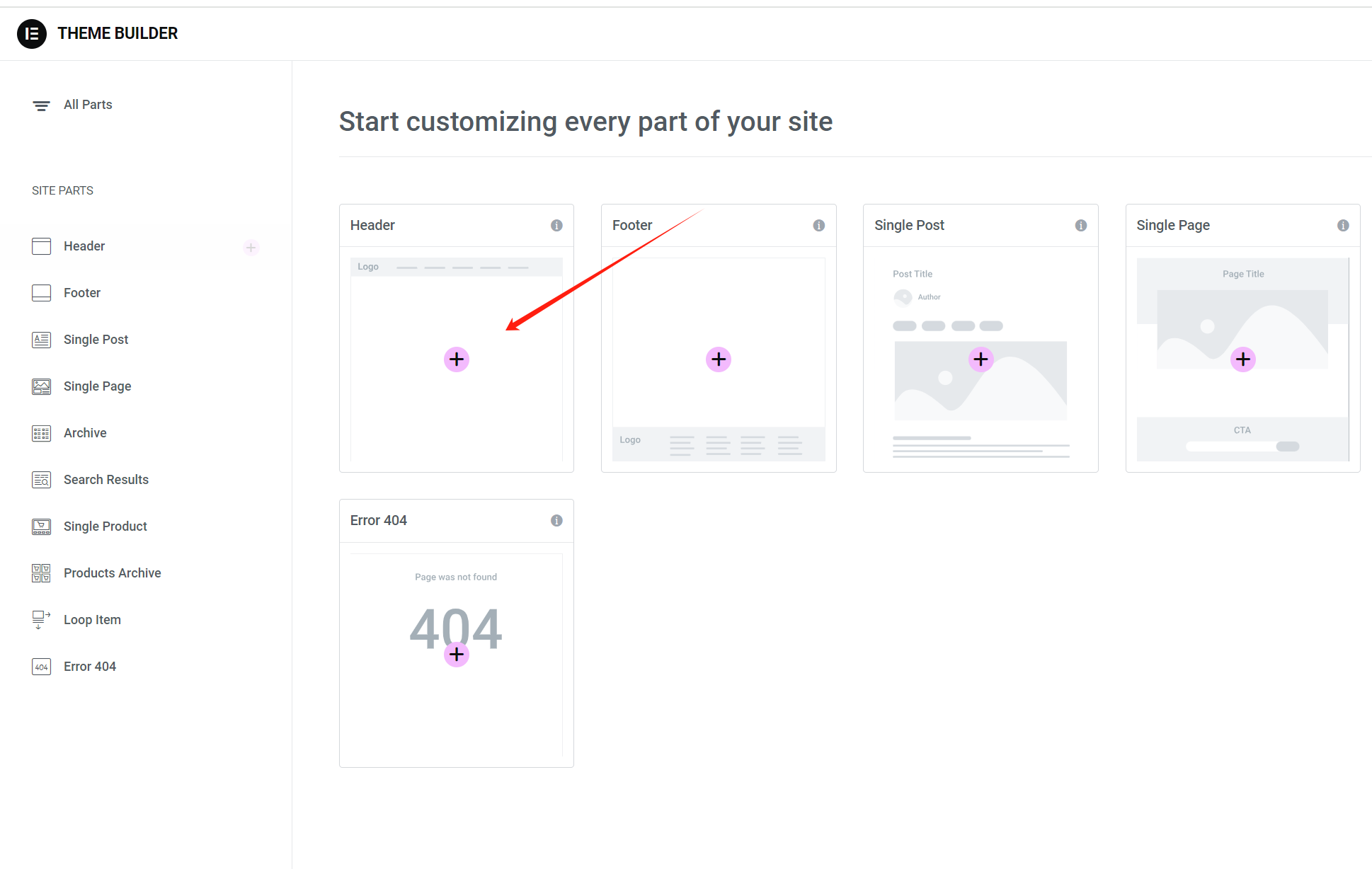 Image [4] - Comment créer des en-têtes et des pieds de page personnalisés avec Elementor : un guide étape par étape (09) - photonwave.com | Service professionnel de réparation de WordPress, portée mondiale, réponse rapide