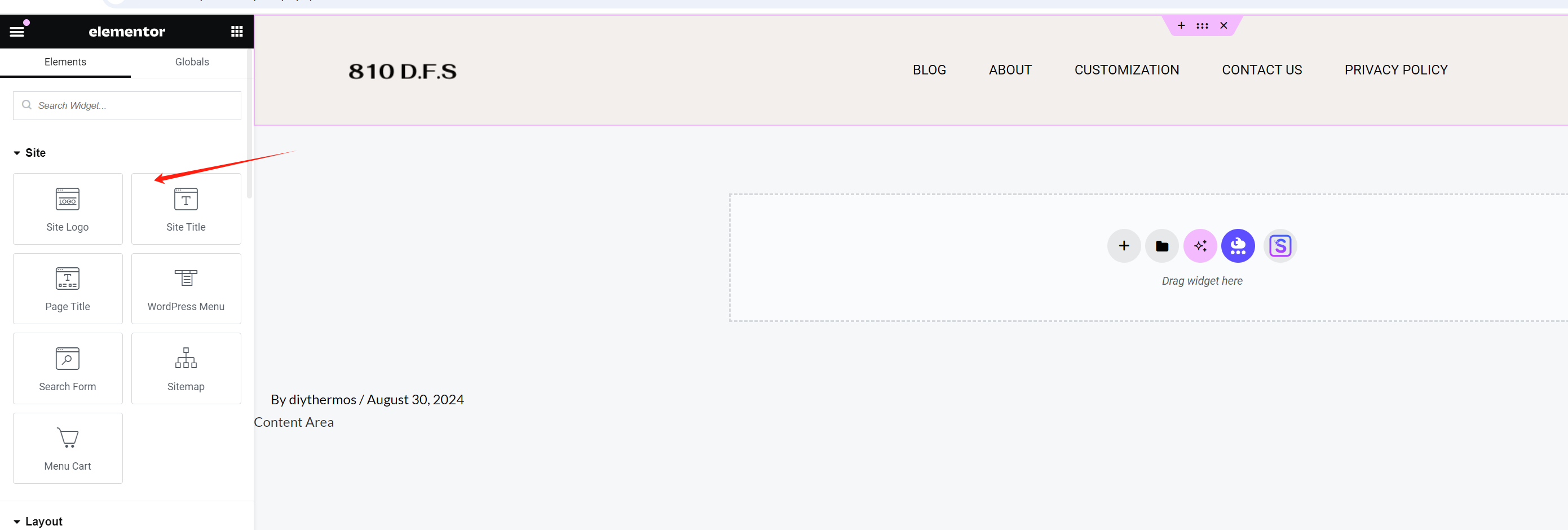 Image [9] - Comment créer des en-têtes et pieds de page personnalisés avec Elementor : un guide étape par étape (09) - photonwave.com | Service professionnel de réparation de WordPress, dans le monde entier, réponse rapide