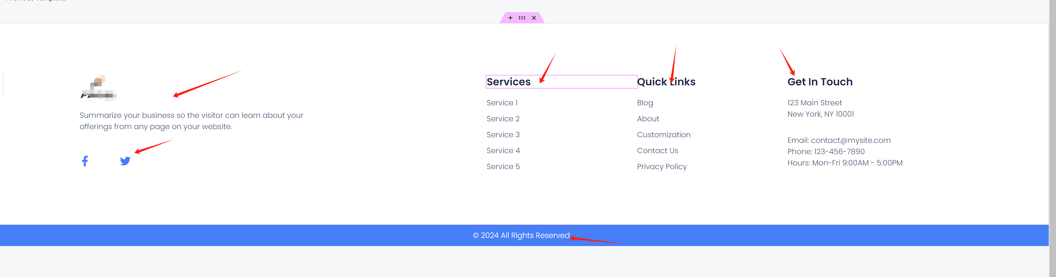 Image [24] - Comment créer des en-têtes et des pieds de page personnalisés avec Elementor : un guide étape par étape (09) - photonwave.com | Service professionnel de réparation de WordPress, dans le monde entier, réponse rapide
