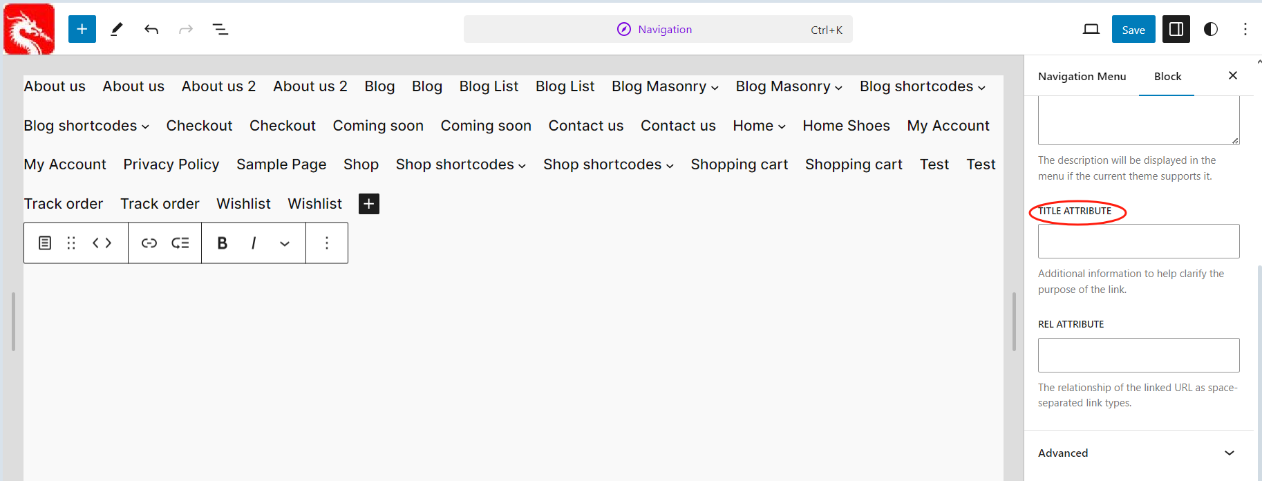 画像[7] - WordPressのナビゲーションメニューにタイトル属性を追加する方法 - フォトンゆらぎネットワーク｜WordPress修理のプロフェッショナル、グローバルリーチ、迅速な対応