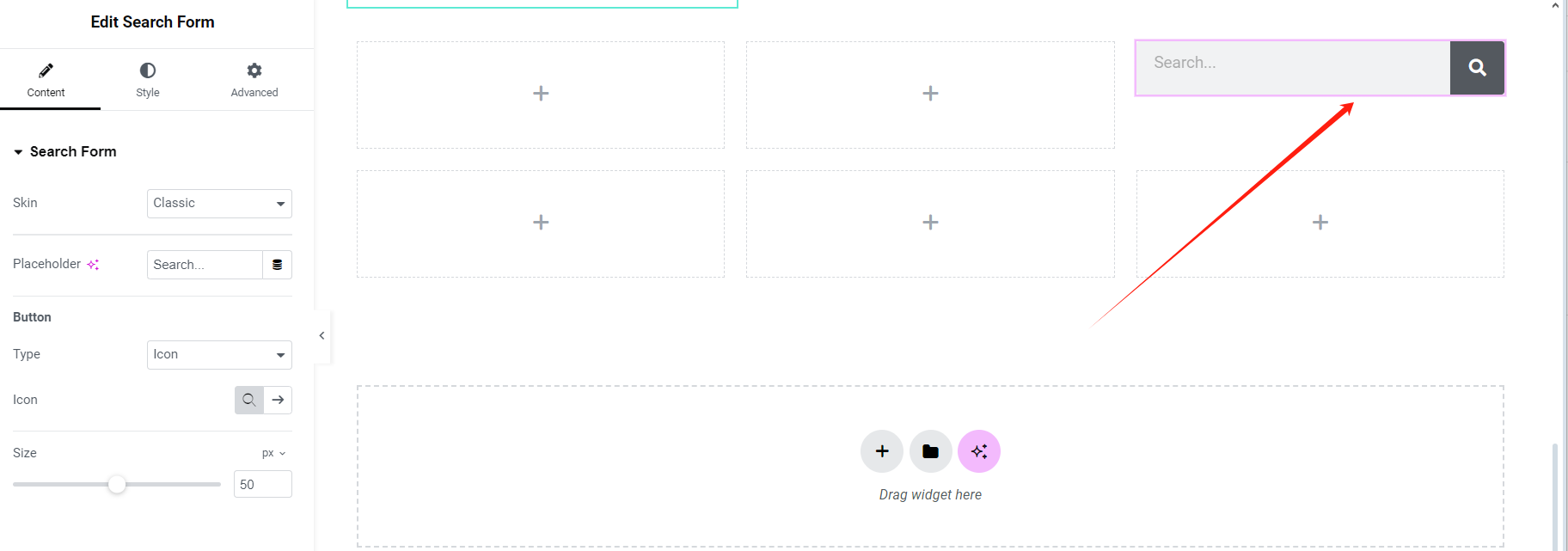 画像[3] - Elementorプラグインを使用してWebサイトのメニューに検索アイコンを追加する詳細チュートリアル - Photon Flux｜WordPress 修理サービスのプロフェッショナル、ワールドワイド、迅速な対応！