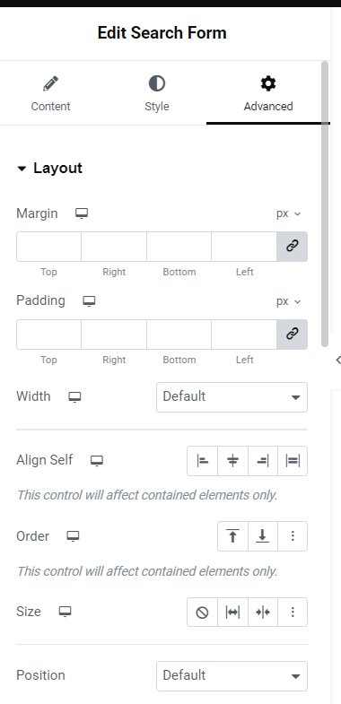 画像[7] - Elementorプラグインでウェブサイトのメニューに検索アイコンを追加する詳細チュートリアル - Photon Flux｜WordPress修理のプロフェッショナル、グローバルリーチ、迅速な対応