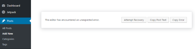 图片[3]-常见的 WordPress 古腾堡（Gutenberg）编辑器问题及其解决方法-光子波动网 | 专业WordPress修复服务，全球范围，快速响应