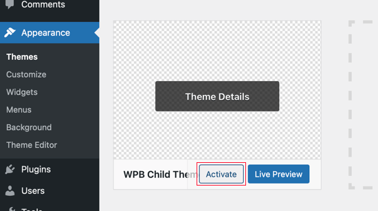 图片[16]-如何在不丢失自定义设置的情况下更新 WordPress 主题-光子波动网 | 专业WordPress修复服务，全球范围，快速响应