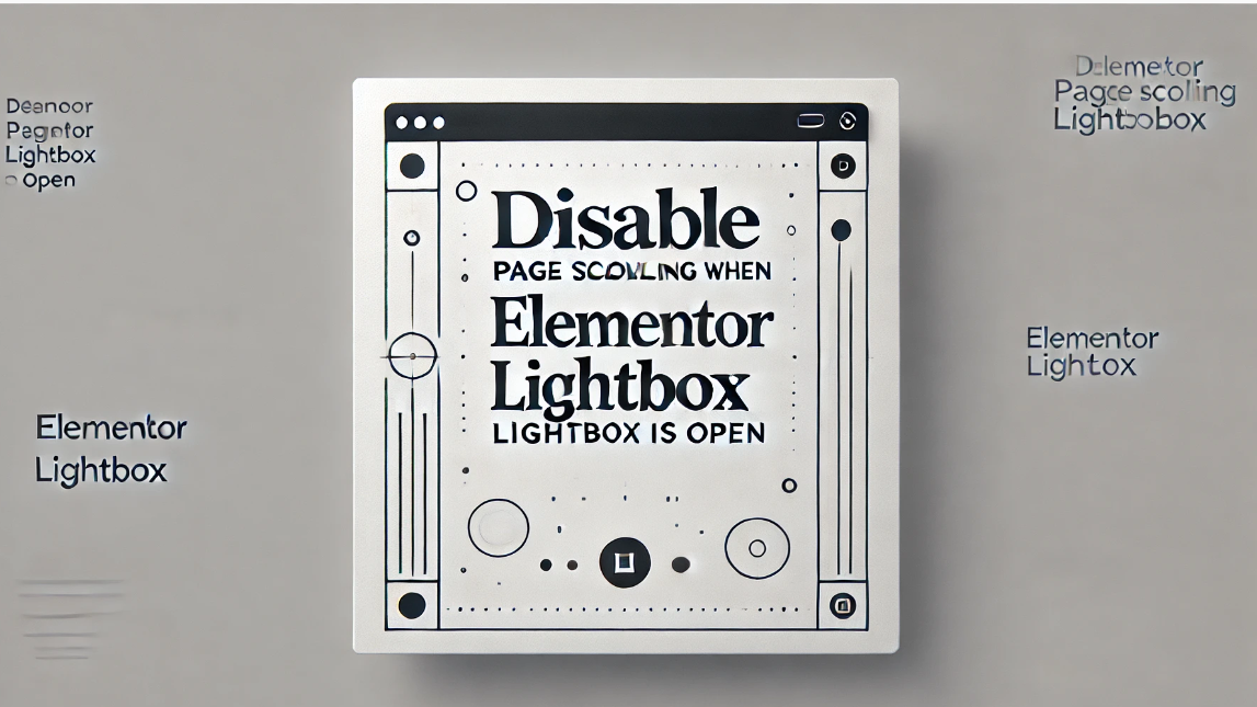 Imagen [2] - Cómo desactivar el desplazamiento de página cuando Elementor Lightbox está abierto a través de CSS - Photon Flux | Professional WordPress Repair Service, Global Reach, Fast Response