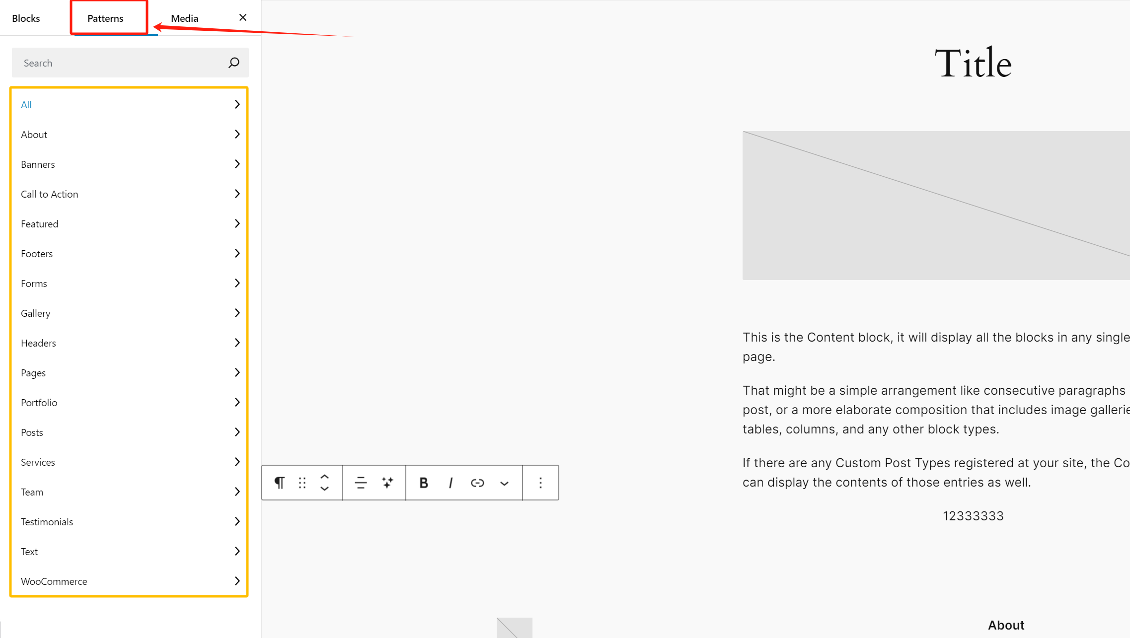 Imagen [3] - Tipografía Rápida Página de Inicio Gutenberg (Gutenberg) Módulo con Patrones Guía de Patrones (05) - Photon Fluctuation Network | Servicio Profesional de Reparaciones de WordPress, en todo el mundo, respuesta rápida