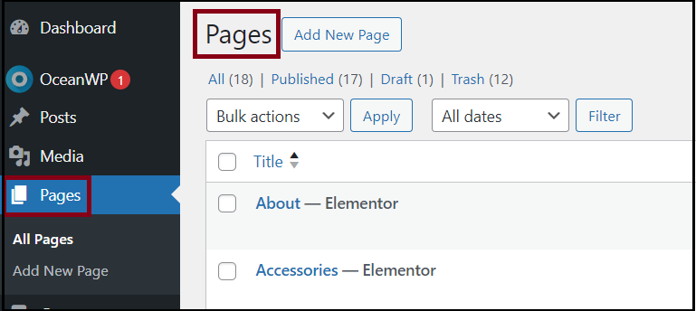 图片[2]-如何在 WordPress 中使用 Elementor 编辑器自定义页面排序-光子波动网 | 专业WordPress修复服务，全球范围，快速响应