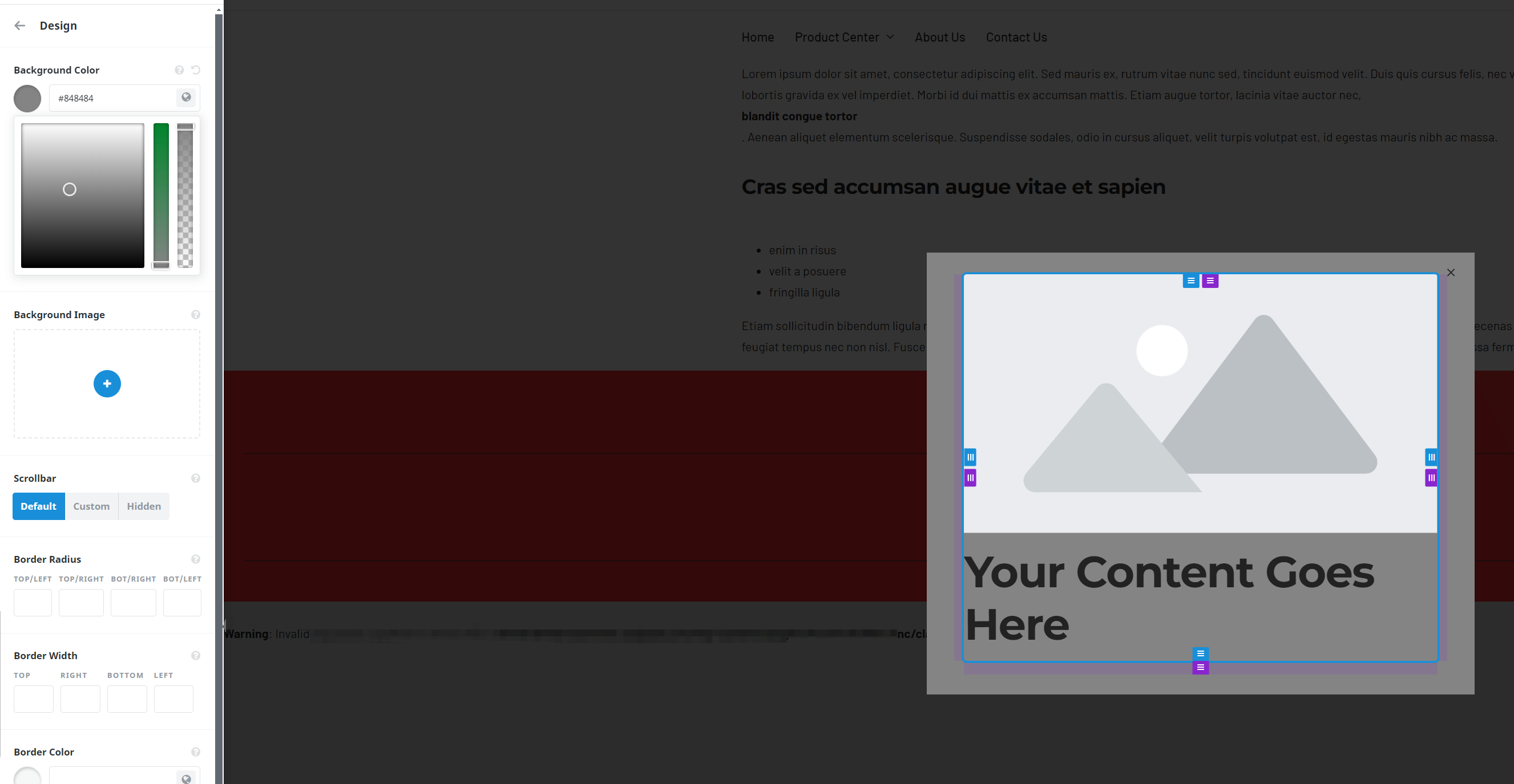 Imagen [12]-Uso Avada viene con una función de lienzo para lograr fácilmente el efecto de ventana emergente: para crear una experiencia de usuario eficiente (06) - Photon Flux | Servicios profesionales de reparación de WordPress, en todo el mundo, respuesta rápida