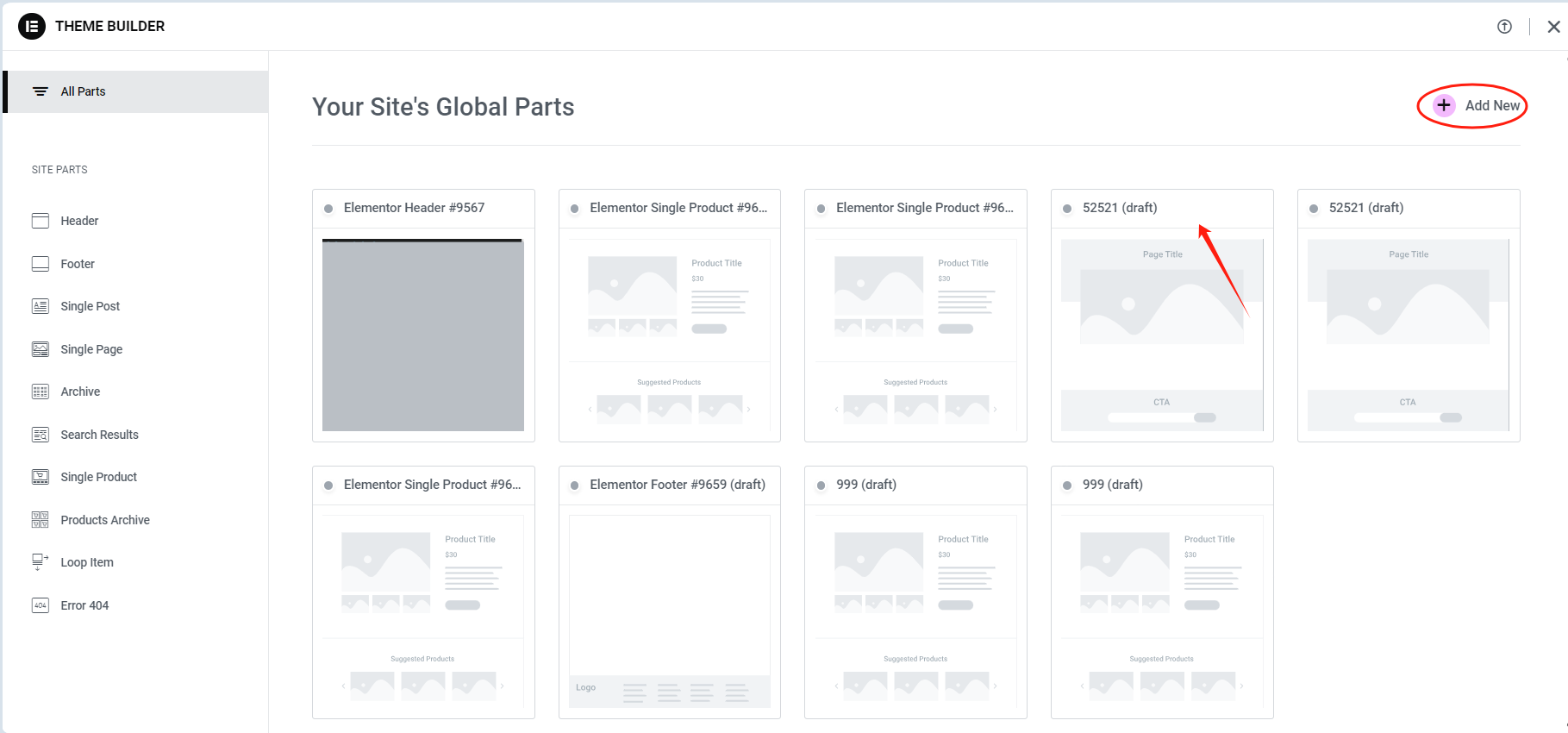 图片[3]-如何修复 Elementor 中的“在您的页面中没有找到该内容区域！”错误-光子波动网 | 专业WordPress修复服务，全球范围，快速响应