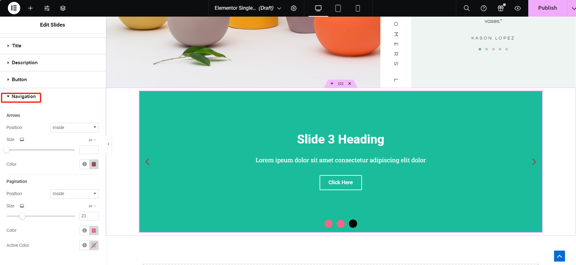 Imagen [4] - Guía de uso del plugin de Elementor de flechas personalizadas y rotación de control de posición - photonwave.com | Servicio profesional de reparación de WordPress, alcance global, respuesta rápida
