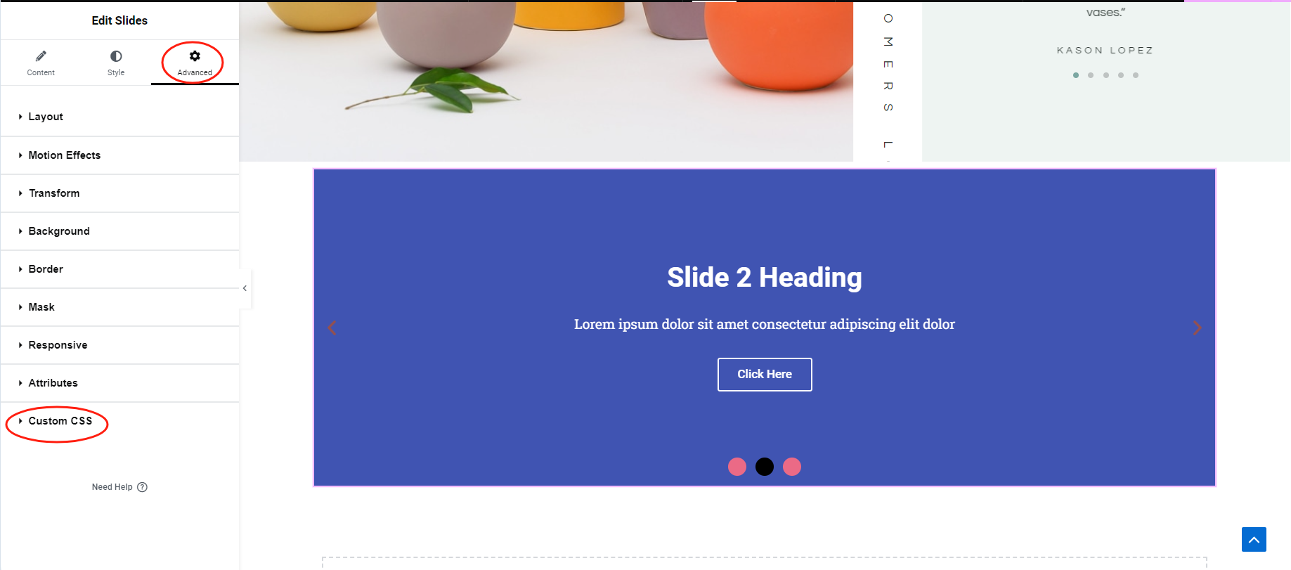 Imagen [5] - Guía de uso del plugin de Elementor para flechas personalizadas y rotación de control de posición - photonwave.com | Servicio profesional de reparación de WordPress, alcance global, respuesta rápida