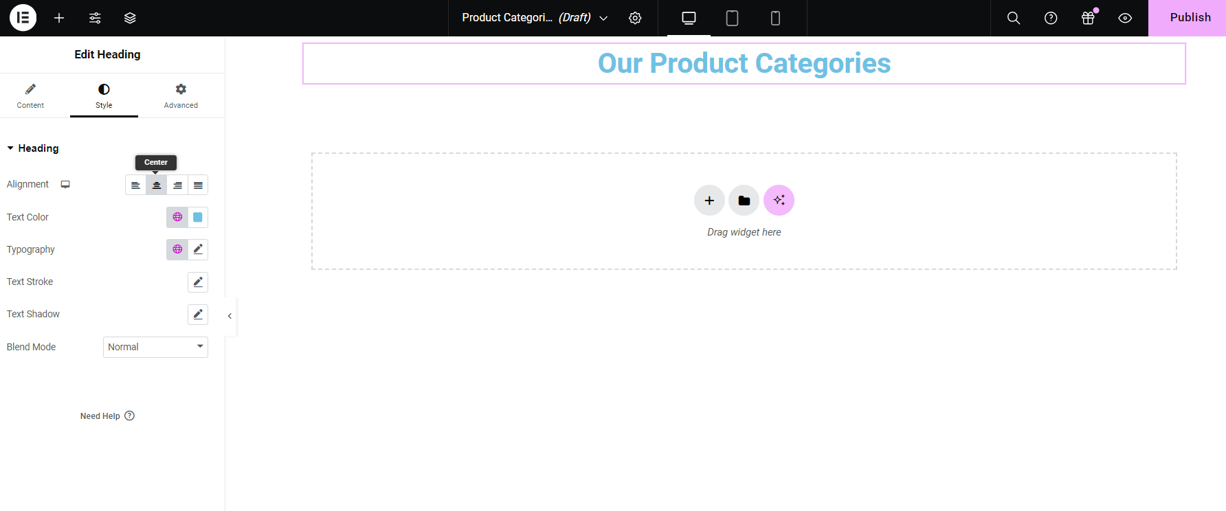 Image [4] - Comment créer des pages de catégories de produits réactives avec Elementor - Photon Flux | Service de réparation professionnel de WordPress, dans le monde entier, réponse rapide
