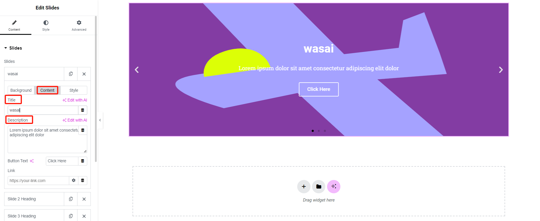 图片[5]-如何为不同页面设置不同的Elementor全宽幻灯片-光子波动网 | 专业WordPress修复服务，全球范围，快速响应