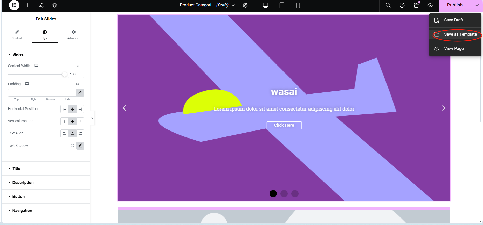 图片[10]-如何为不同页面设置不同的Elementor全宽幻灯片-光子波动网 | 专业WordPress修复服务，全球范围，快速响应