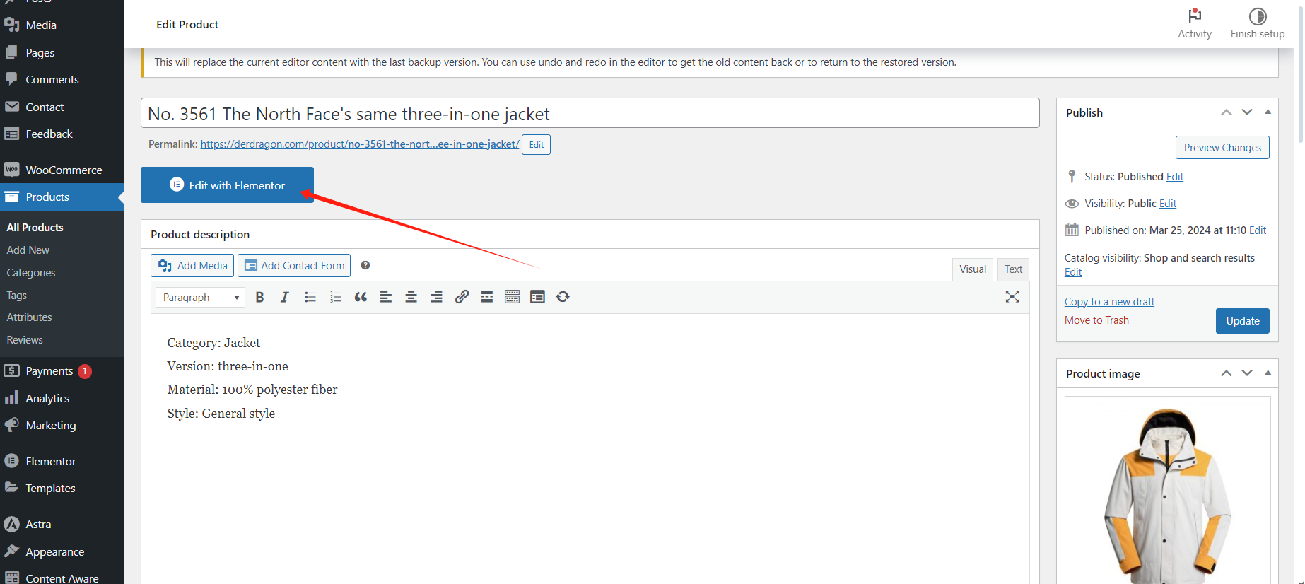 图片[3]-如何在WooCommerce产品页面添加自定义标签（使用Elementor）-光子波动网 | 专业WordPress修复服务，全球范围，快速响应